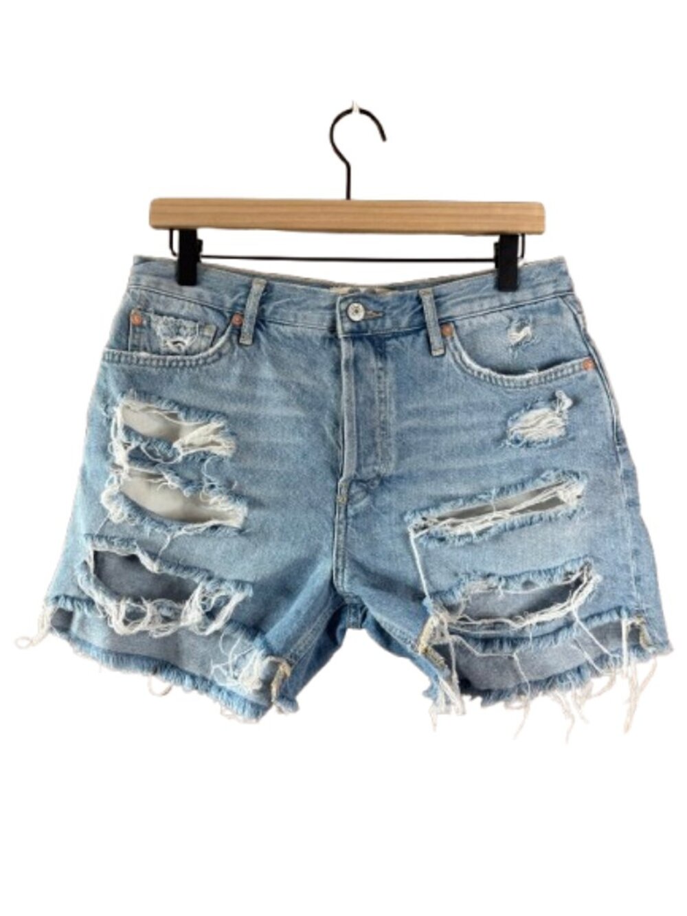 Women's 28 Free People We the Free Maggie Mid-Rise Jean Shorts